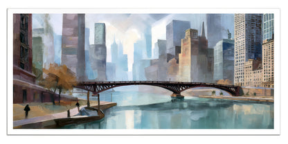 City River Reflection