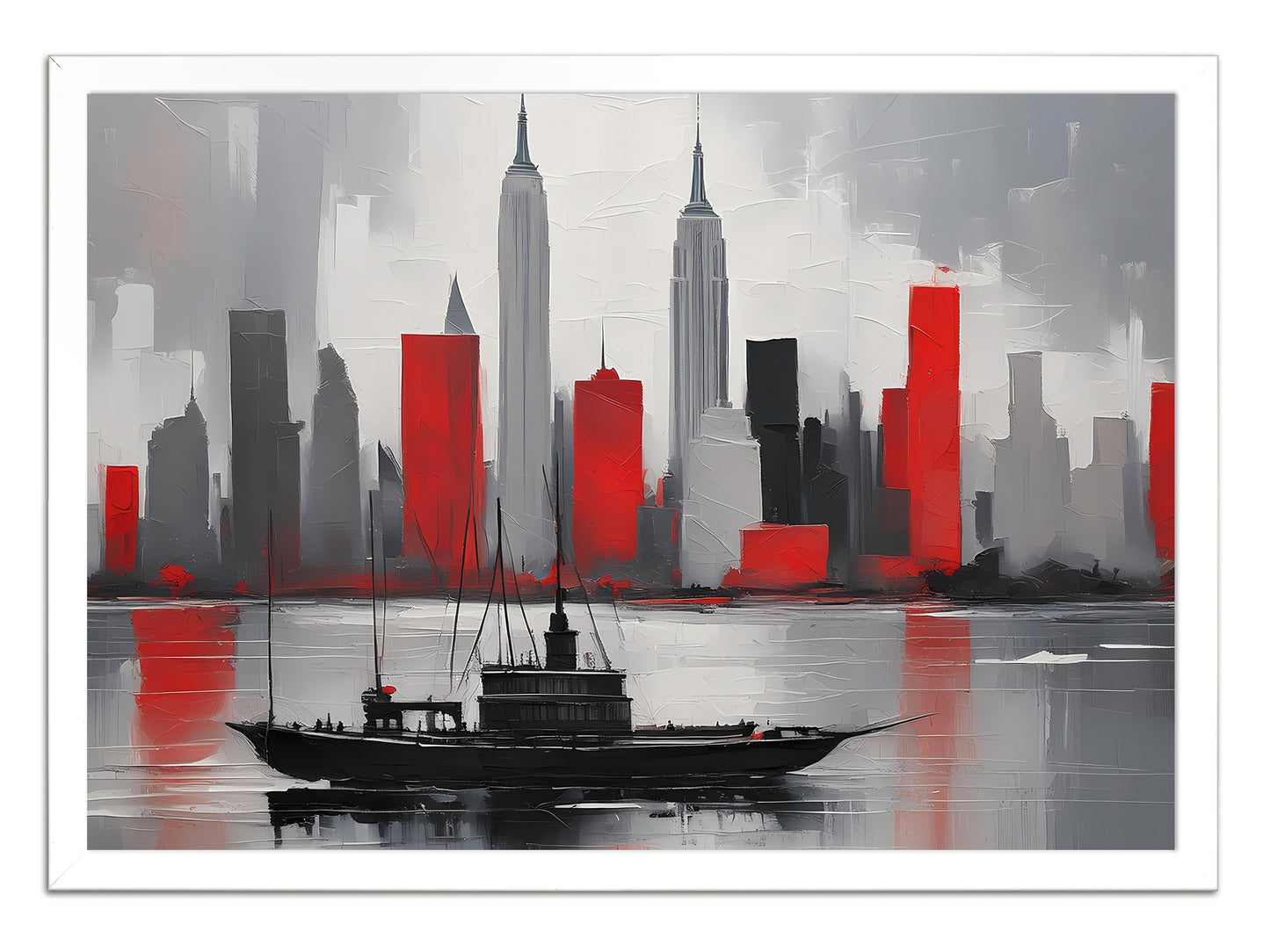 Cityscape In Red