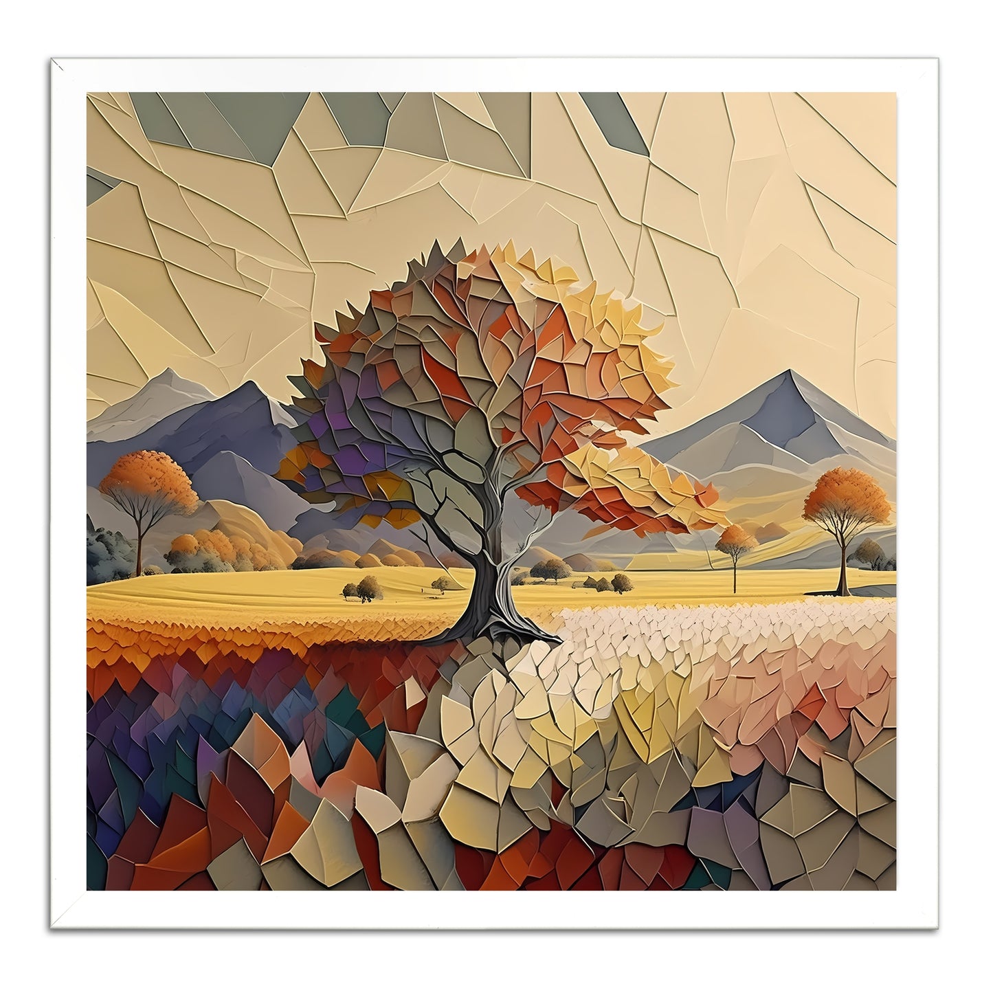 Colorful Mosaic Tree
