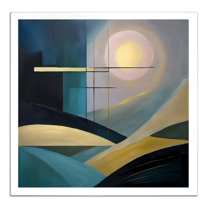 Geometric Sunset