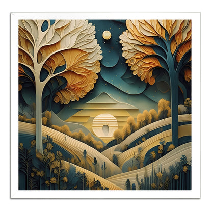 Moonlit Mountain