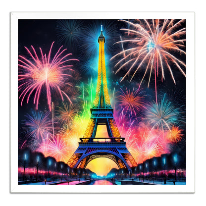 Rainbow Eiffel Tower