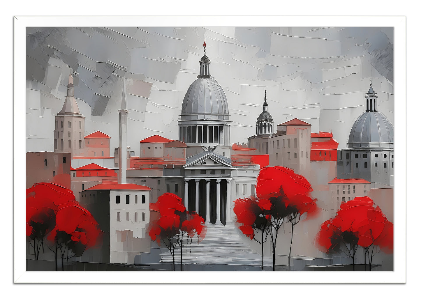 Roman Reverie In Red