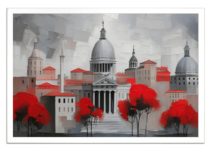 Roman Reverie In Red