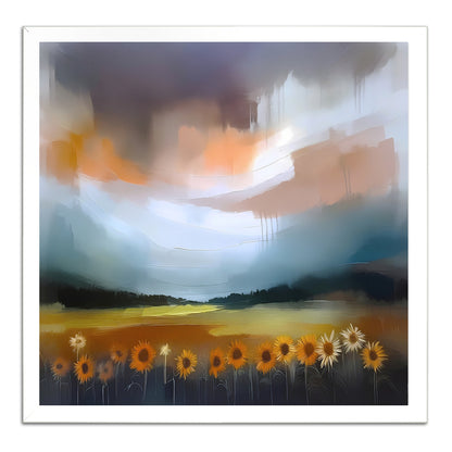 Sunflower Fields In Provence