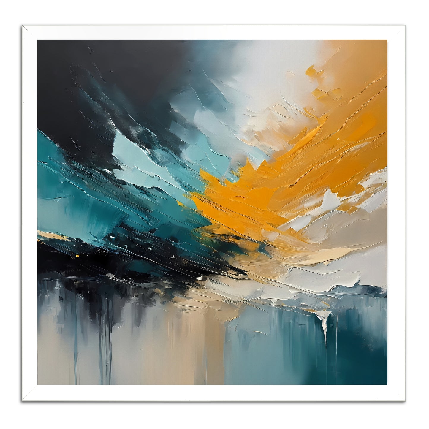 Sunset Over Mountains