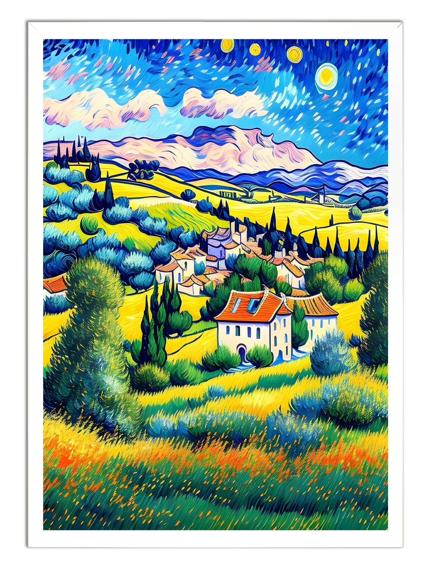 Village In The Hills Of Provence I