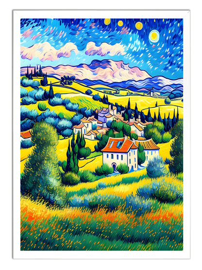 Village In The Hills Of Provence I