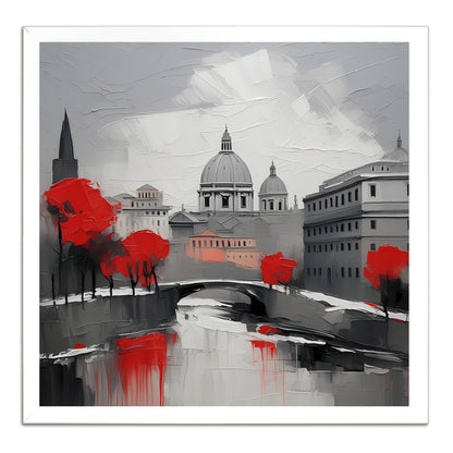 Whispers Of Red In Rome