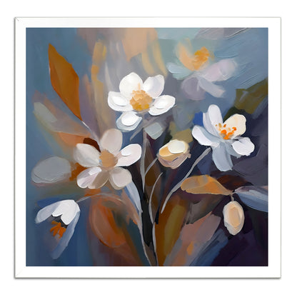 White Blossoms In Bloom