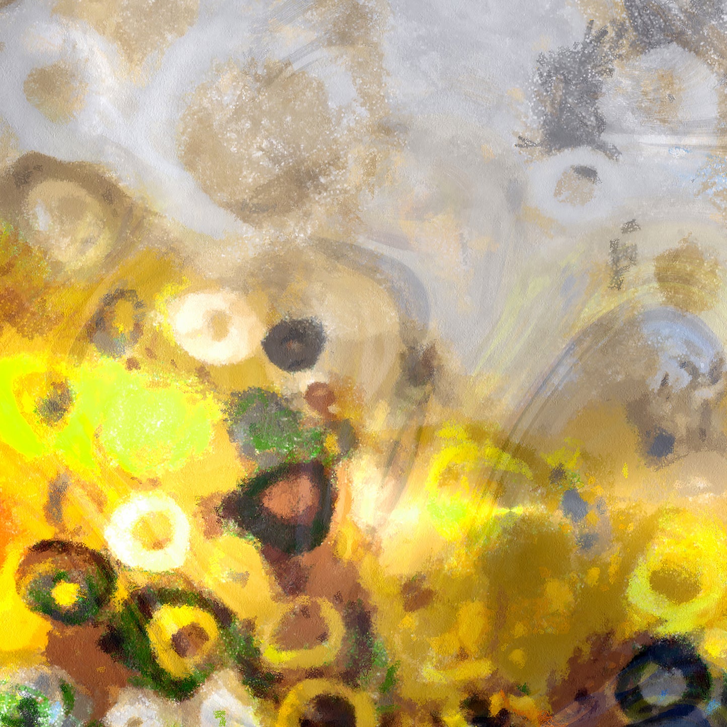 Moleculer Movement I Painting Print