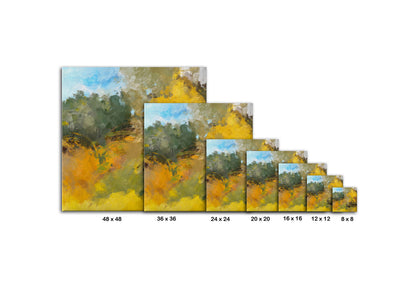 Autumn Forest - Wrapped Canvas Painting