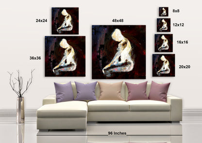 Beyond Beauty III - Wrapped Canvas Painting