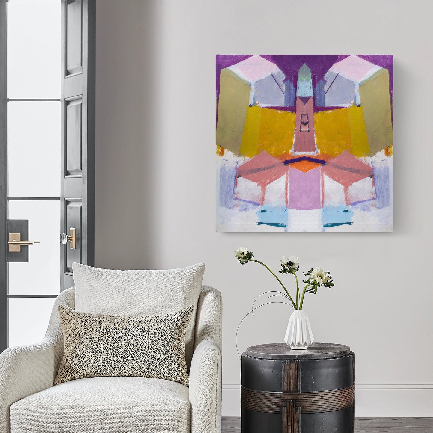 Boxed in II - Wrapped Canvas Painting