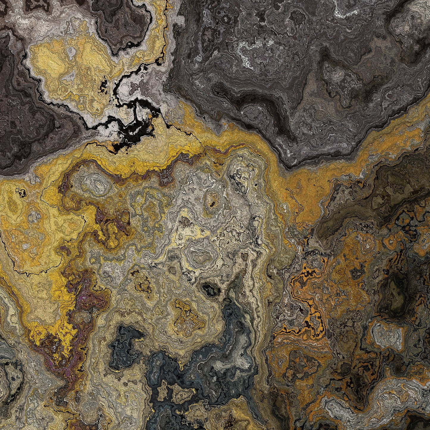 Gold Rush I Painting Print