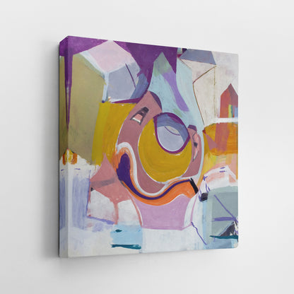 Around the Block - Wrapped Canvas Painting