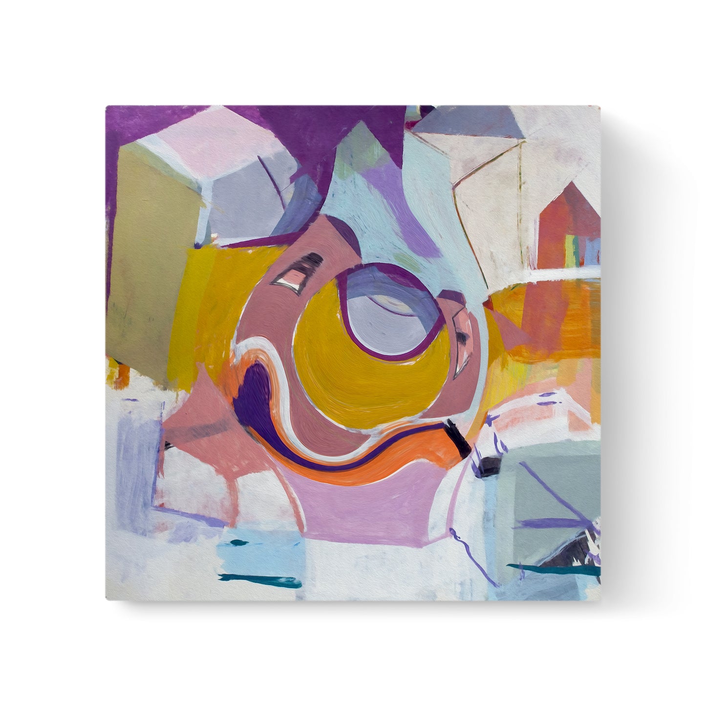 Around the Block - Wrapped Canvas Painting