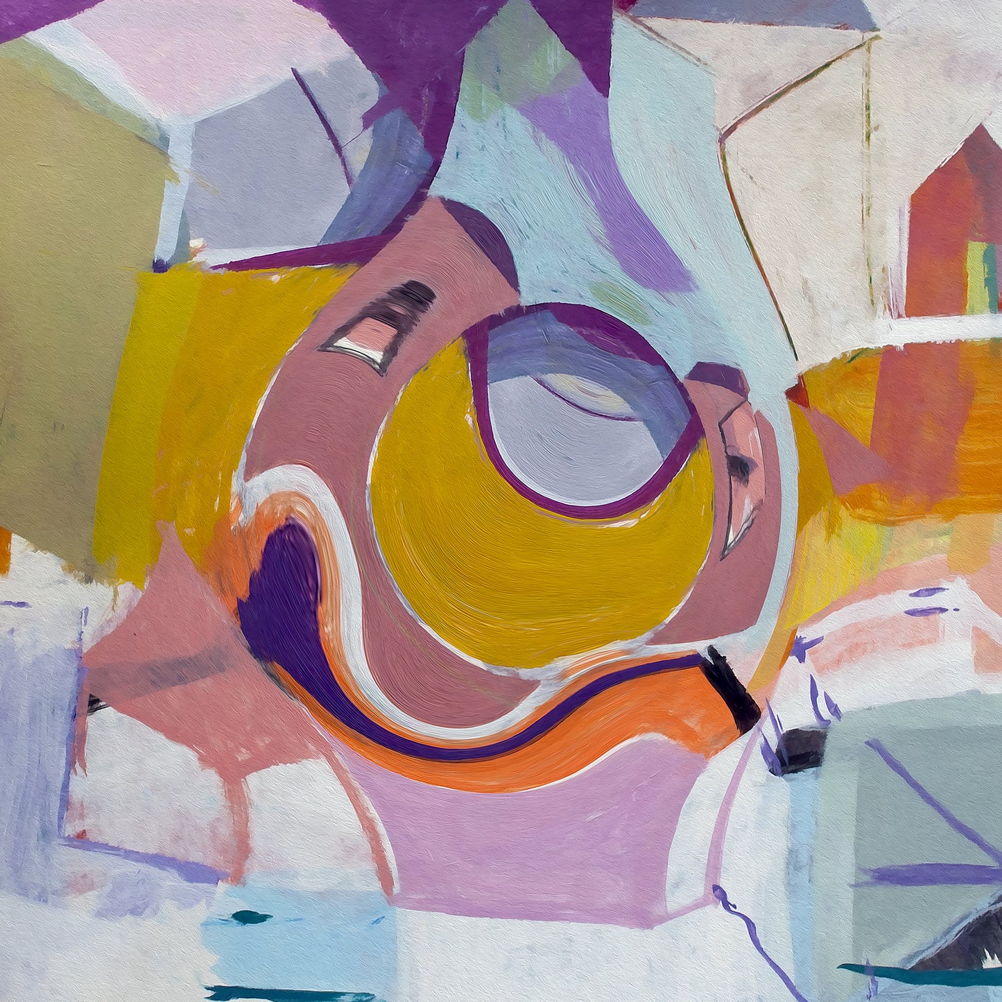 Around the Block - Wrapped Canvas Painting