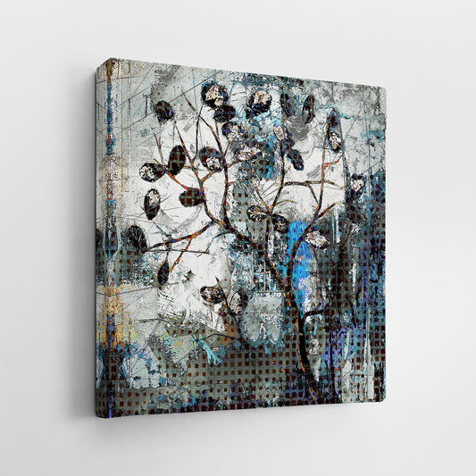 Autumn Leaves V - Wrapped Canvas Painting