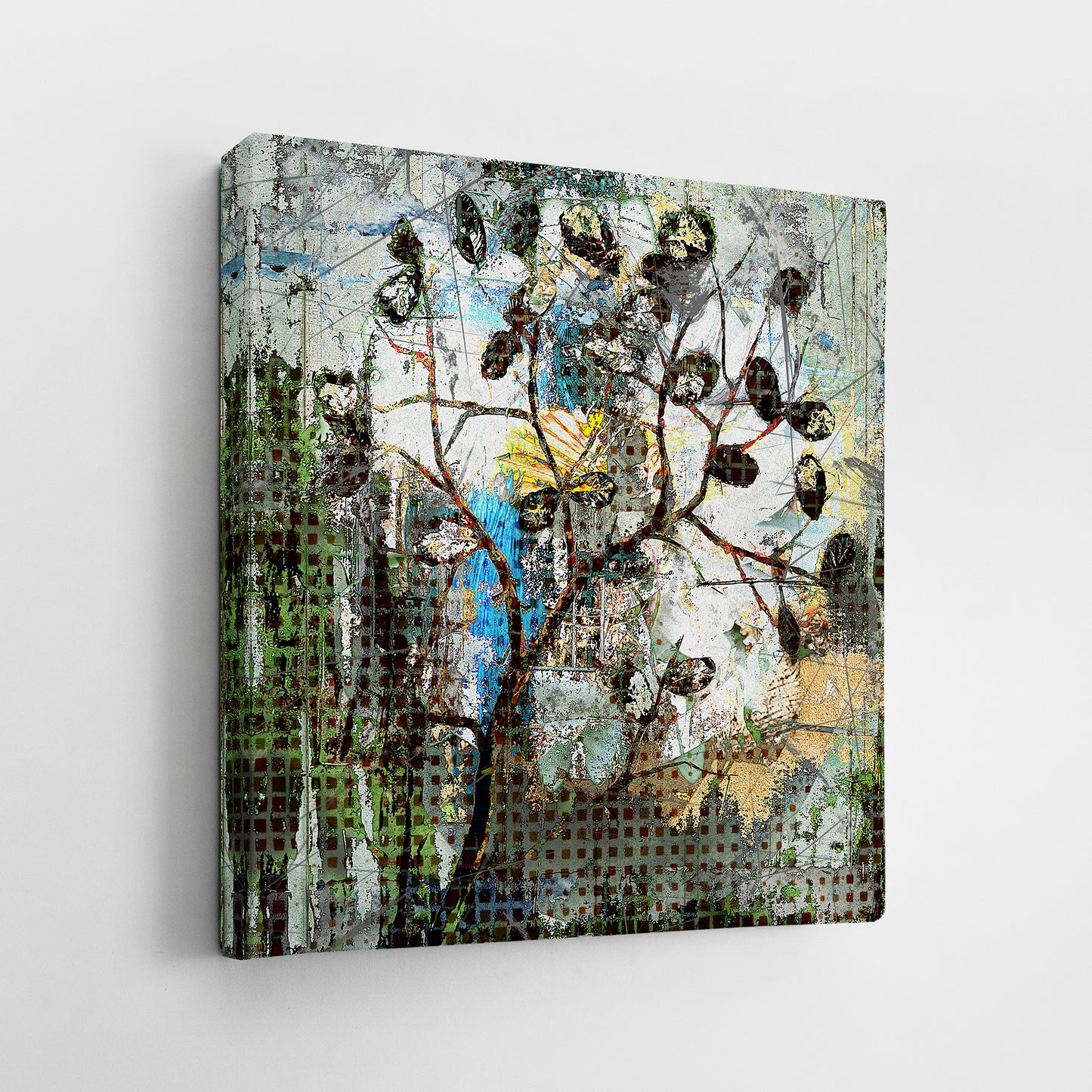 Autumn Leaves VI - Wrapped Canvas Painting