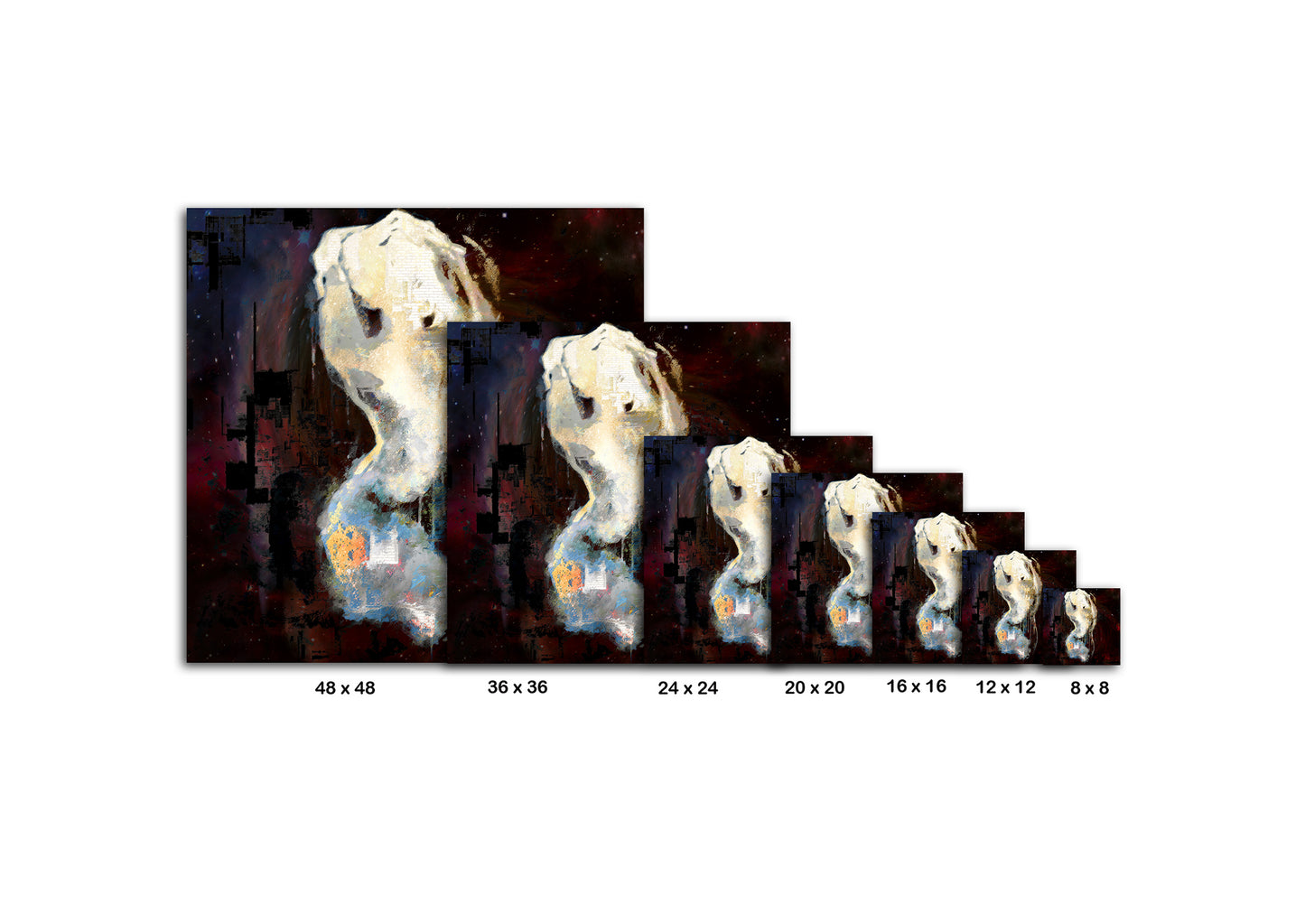 Beyond Beauty II - Wrapped Canvas Painting