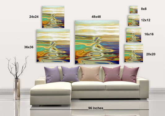 Calm Waters I - Wrapped Canvas Painting