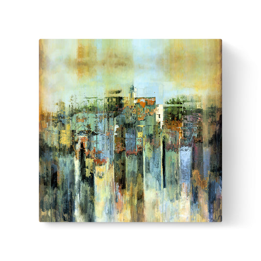 City On The Rise Painting Print