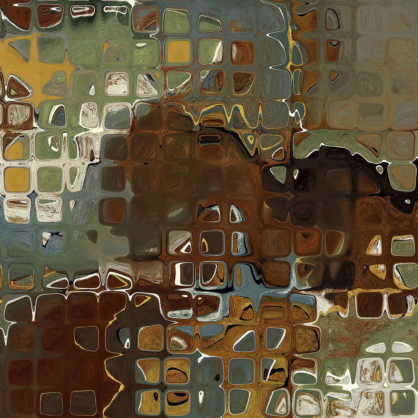 Land Mass II Painting Print