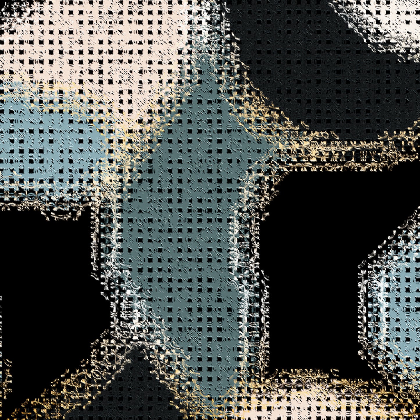 Abstract Mosaic - Wrapped Canvas Painting