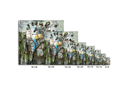 Autumn Leaves VI - Wrapped Canvas Painting