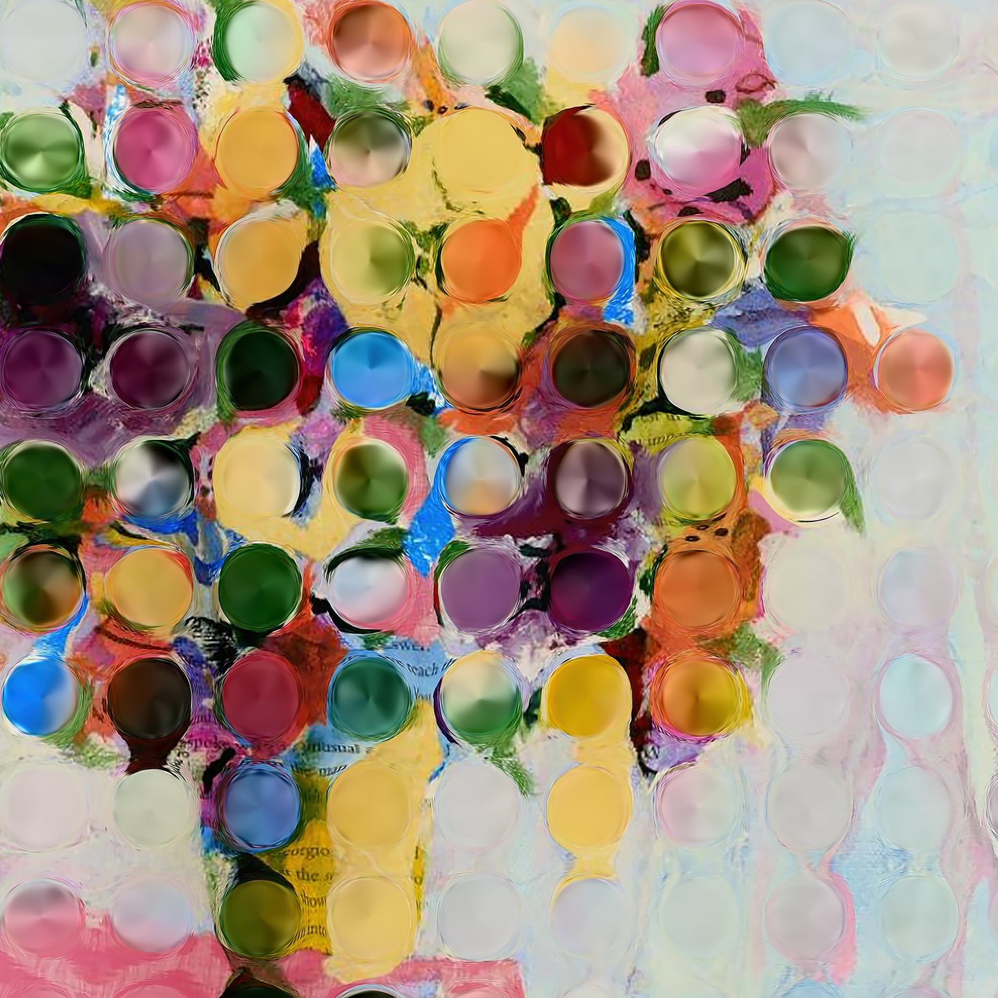 Lollipop Bouquet Painting Print