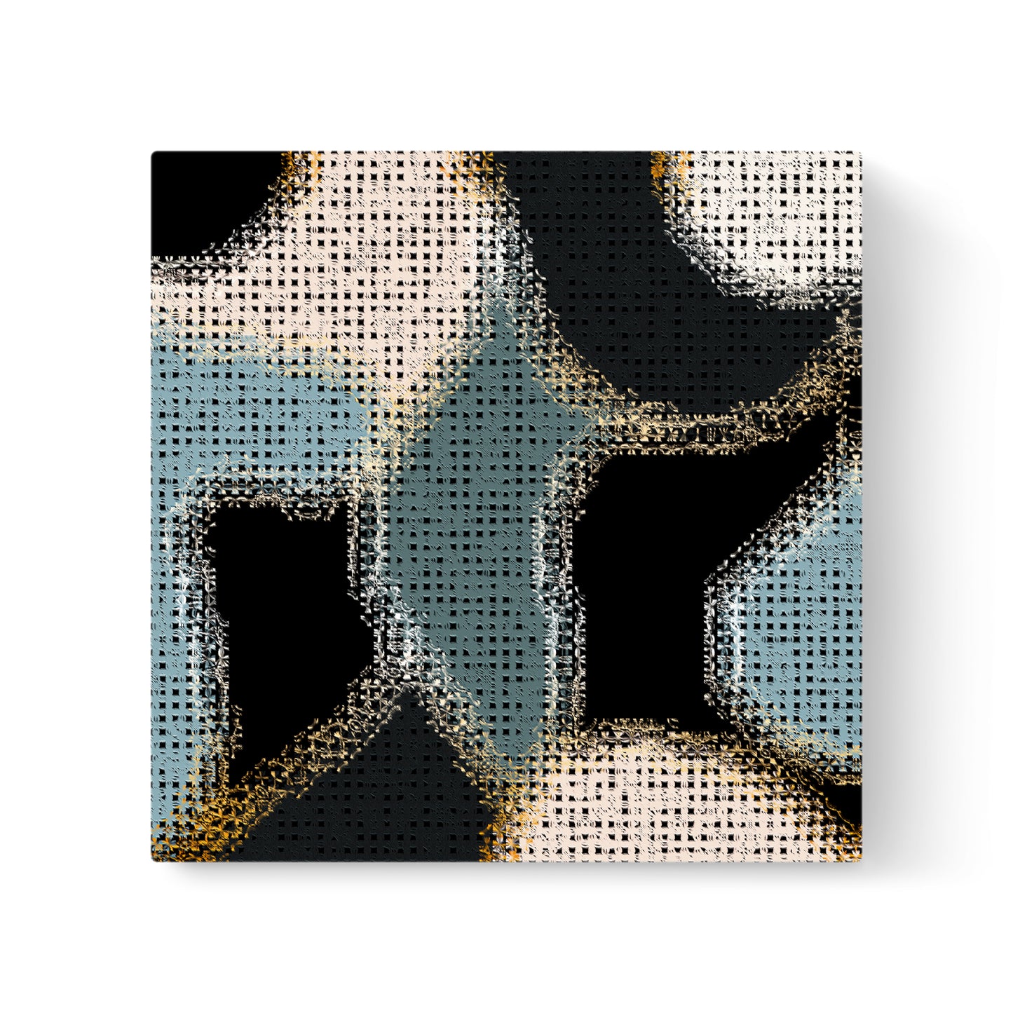 Abstract Mosaic - Wrapped Canvas Painting
