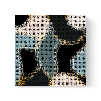Abstract Mosaic - Wrapped Canvas Painting
