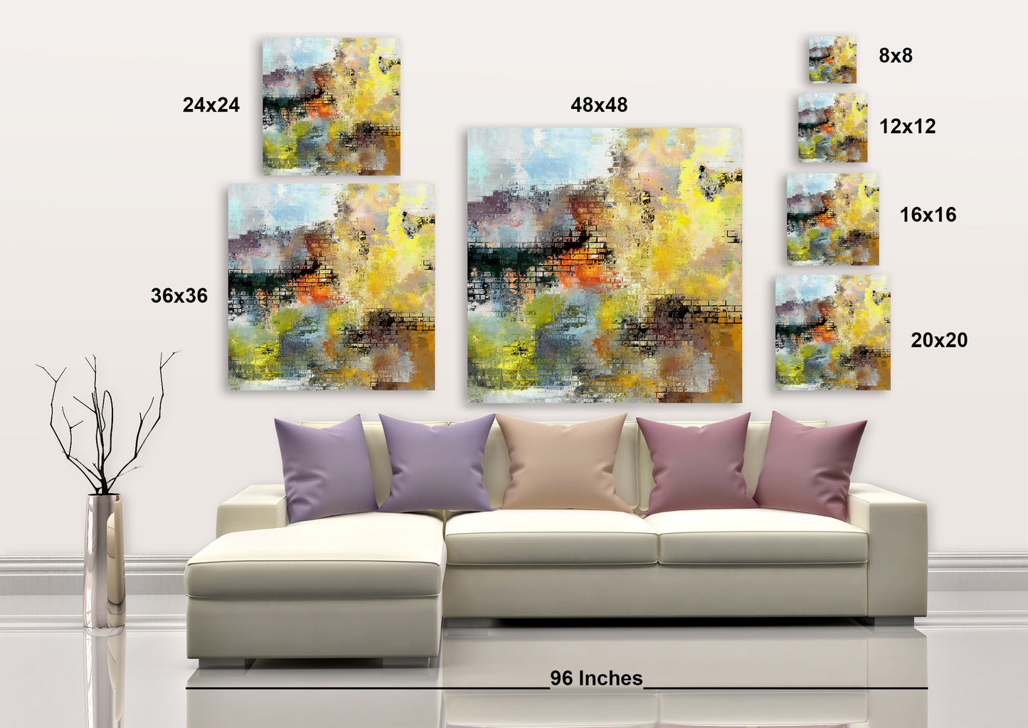 Blocking the Way - Wrapped Canvas Painting