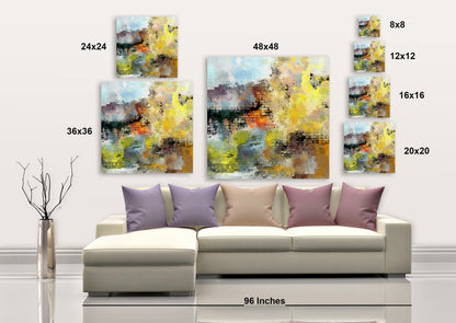 Blocking the Way - Wrapped Canvas Painting