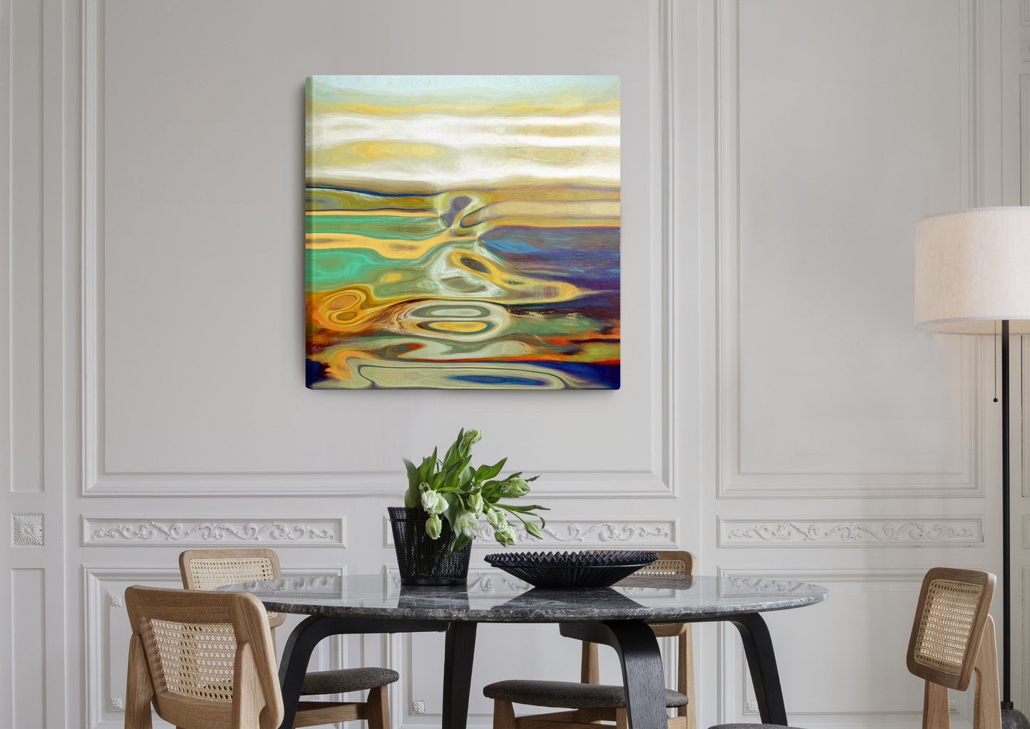 Calm Waters I - Wrapped Canvas Painting