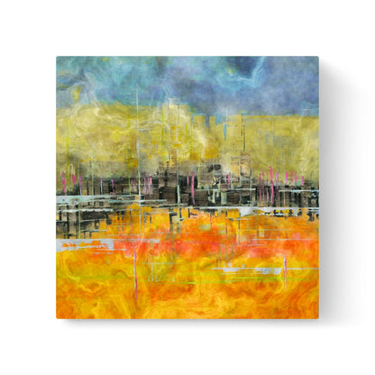 Grunge City II Painting Print