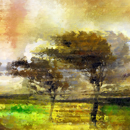 Gust Of Wind Painting Print