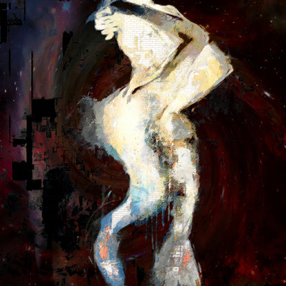 Beyond Beauty I - Wrapped Canvas Painting