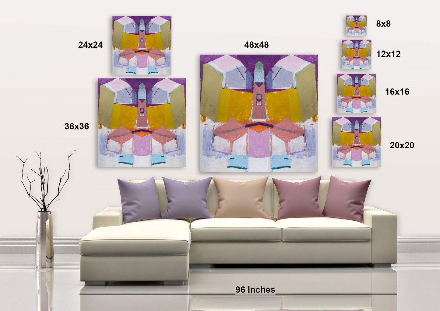 Boxed in II - Wrapped Canvas Painting