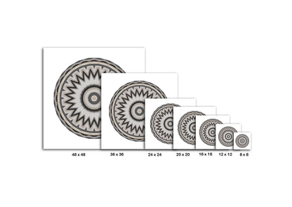 Mandala Circle 168 Painting Print